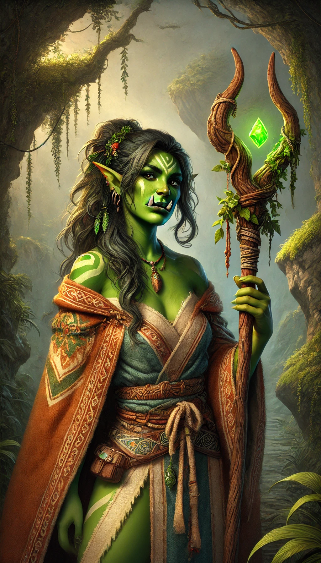 Female Orc Druid