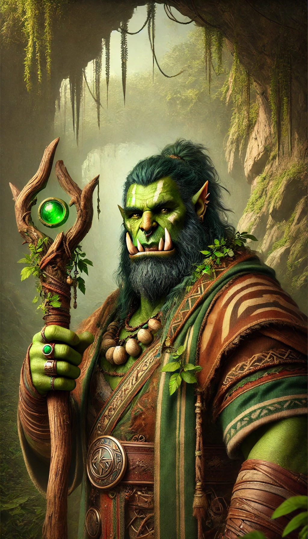 Male Orc Druid