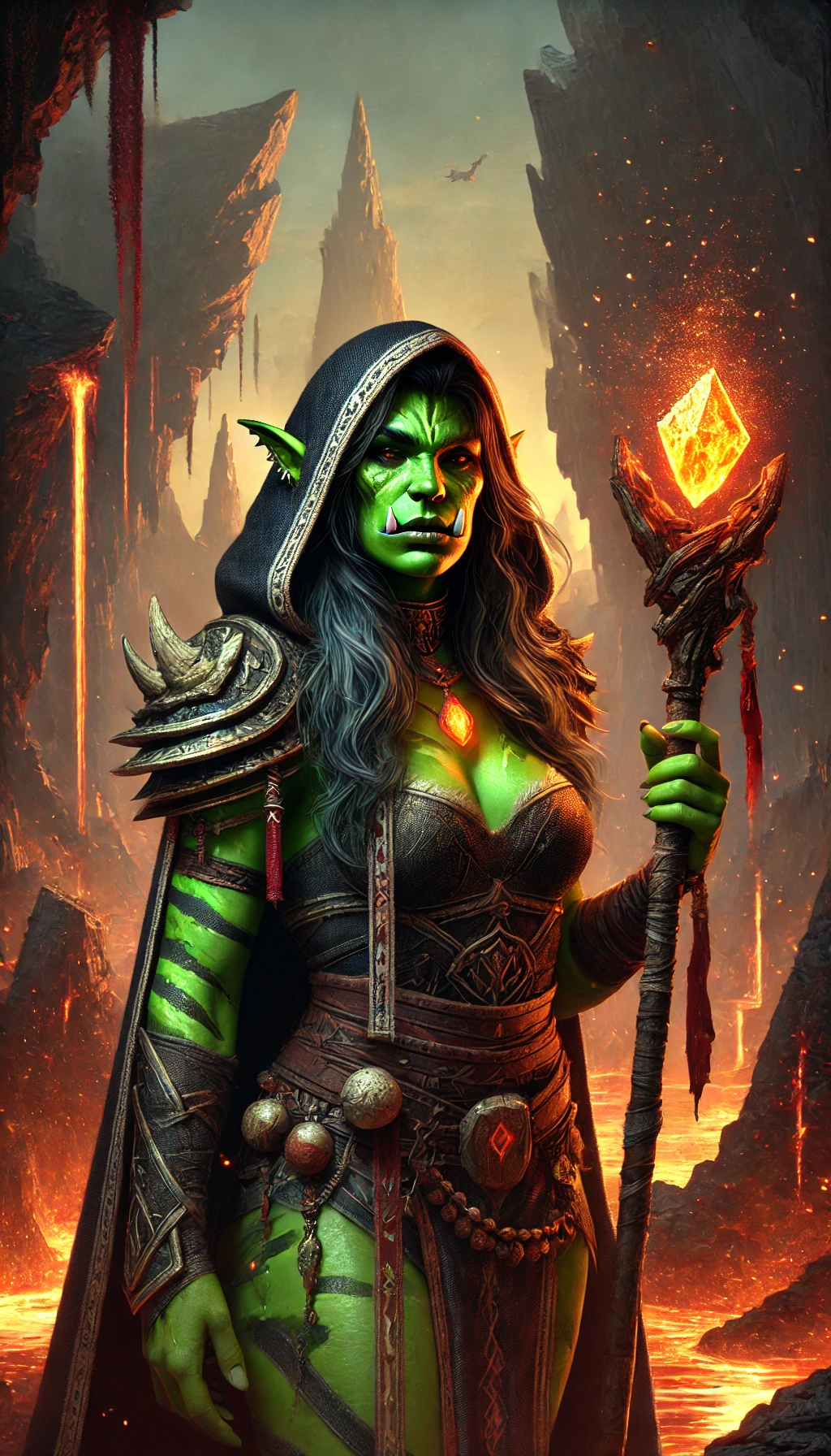 Female Orc Mage