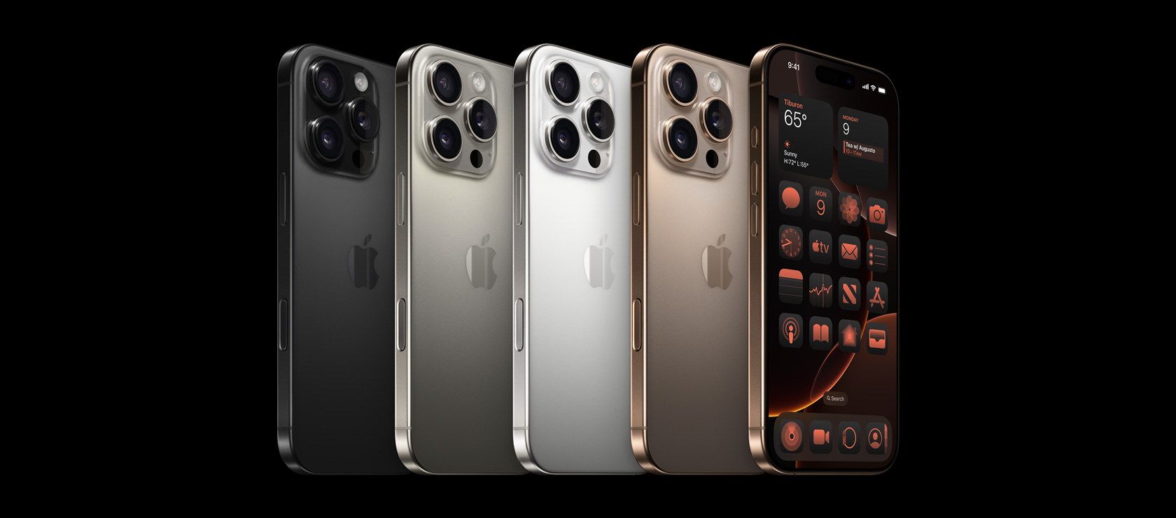 Official Apple Image of iPhone 16 Pro line, credit to Apple