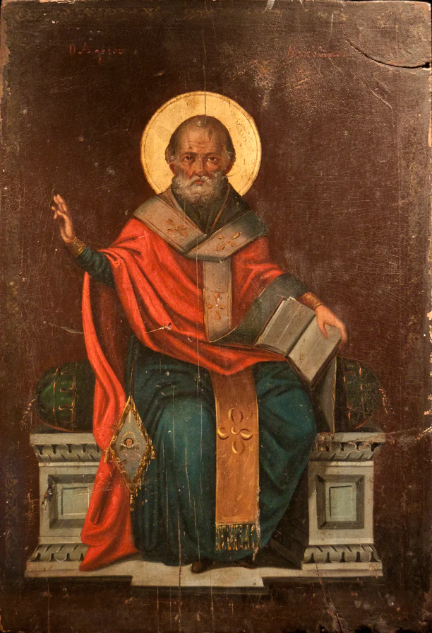 Aged image of St. Nicholas